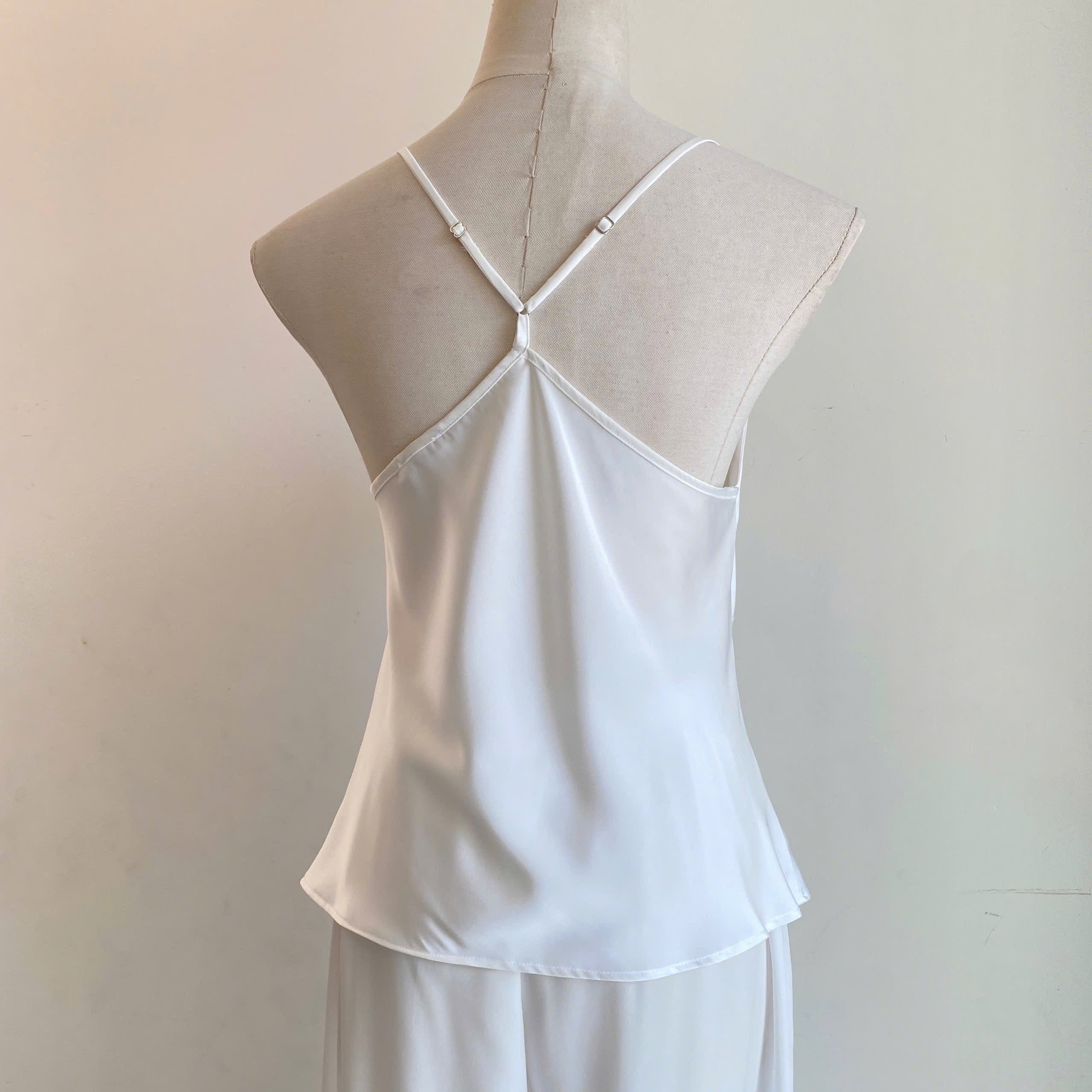 Satin Lace Cami & Pants Set Bridal Pajamas LAYLILSET