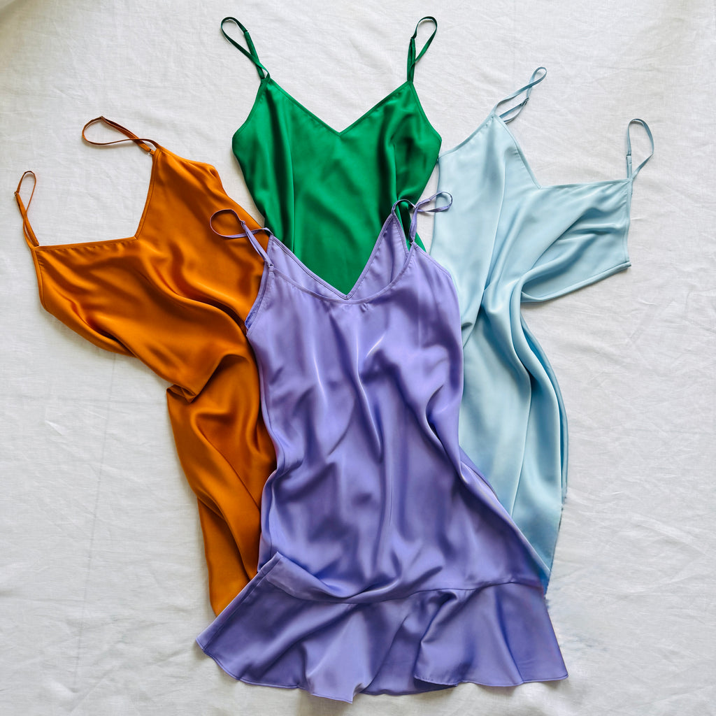 Ami Silky Cami Nightgown Date Night Dress Romantic Gift For Her