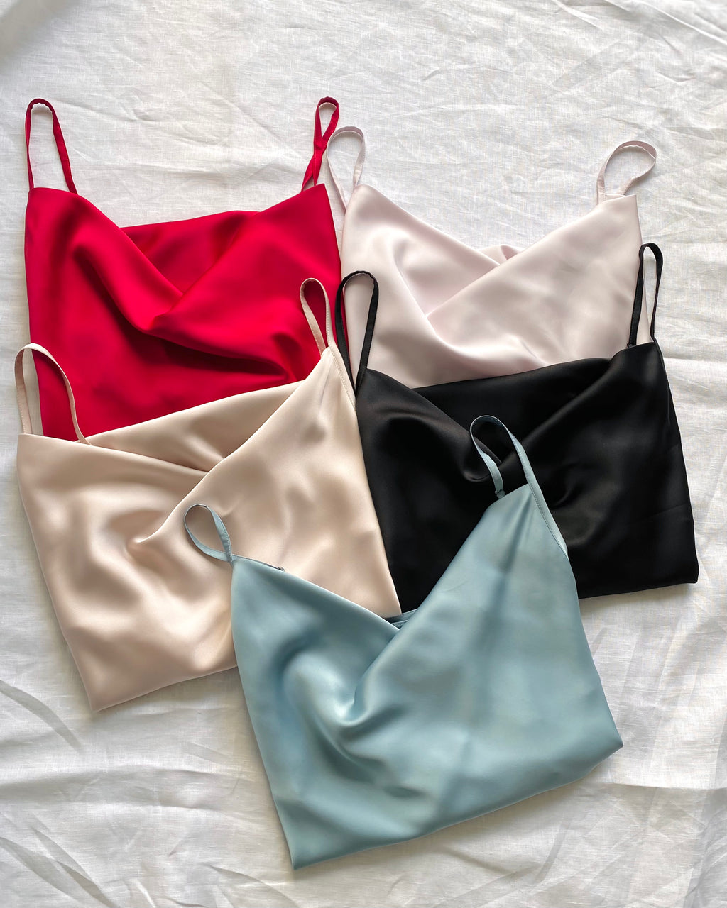 Cowl Neck Slip Dress Silky Sleepwear Cami Nightgown for Women | Mini Mirabel