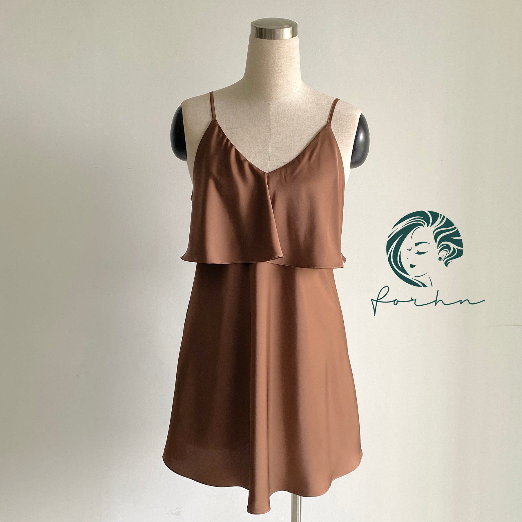 Cara Satin Slip Dress Bridesmaid Gift& Elegant Sleepwear
