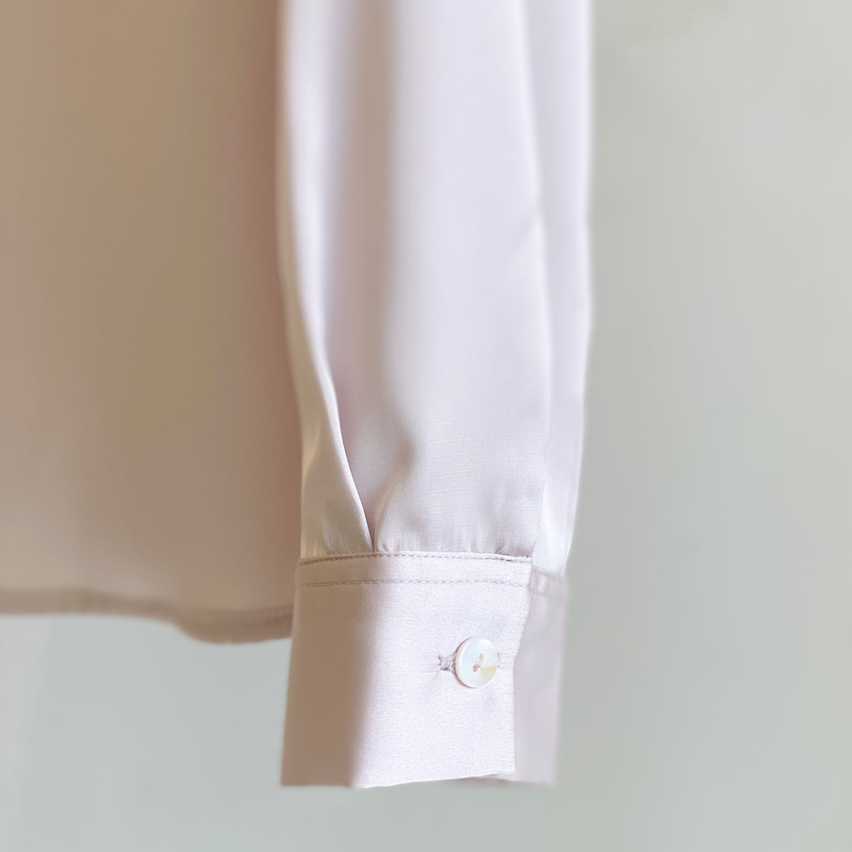 Satin Blouse with Tie Bow, Long Sleeve Office Shirt, Vicky
