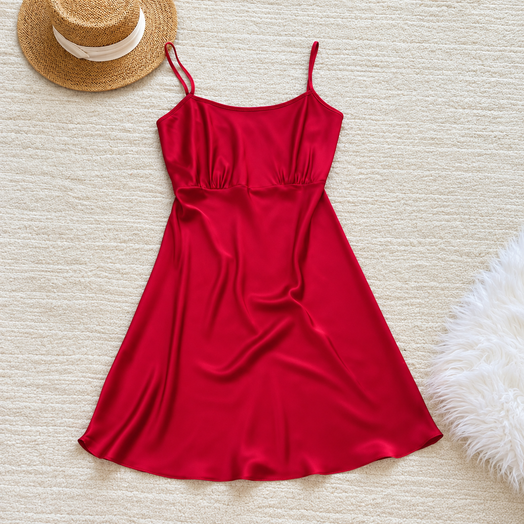 Women's Lounge Robe, Silky Sleepwear, Elegant Sleep Dress Gift For Her JESSIE