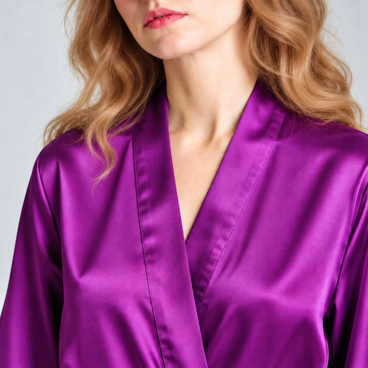 Women's Lounge Robe, Silky Sleepwear, Elegant Sleep Dress Gift For Her JESSIE