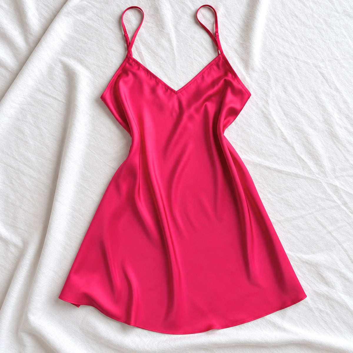 JOINOX Satin Slip Dress silky Sleepwear Under slip or Petticoat Holiday Gift For Her And Mom
