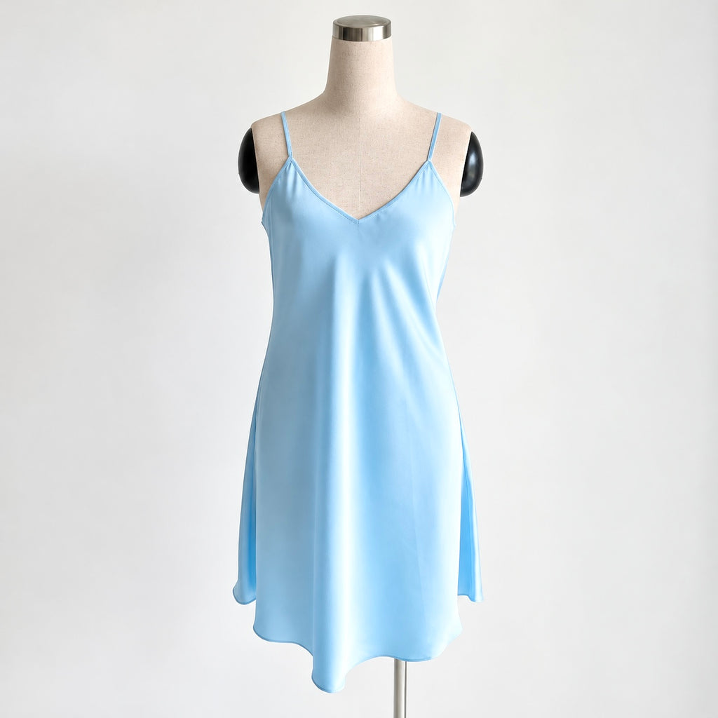 JOINOX Satin Slip Dress silky Sleepwear Under slip or Petticoat Holiday Gift For Her And Mom