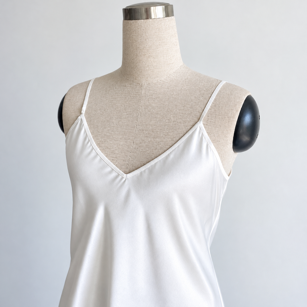 JOINOX Satin Slip Dress silky Sleepwear Under slip or Petticoat Holiday Gift For Her And Mom