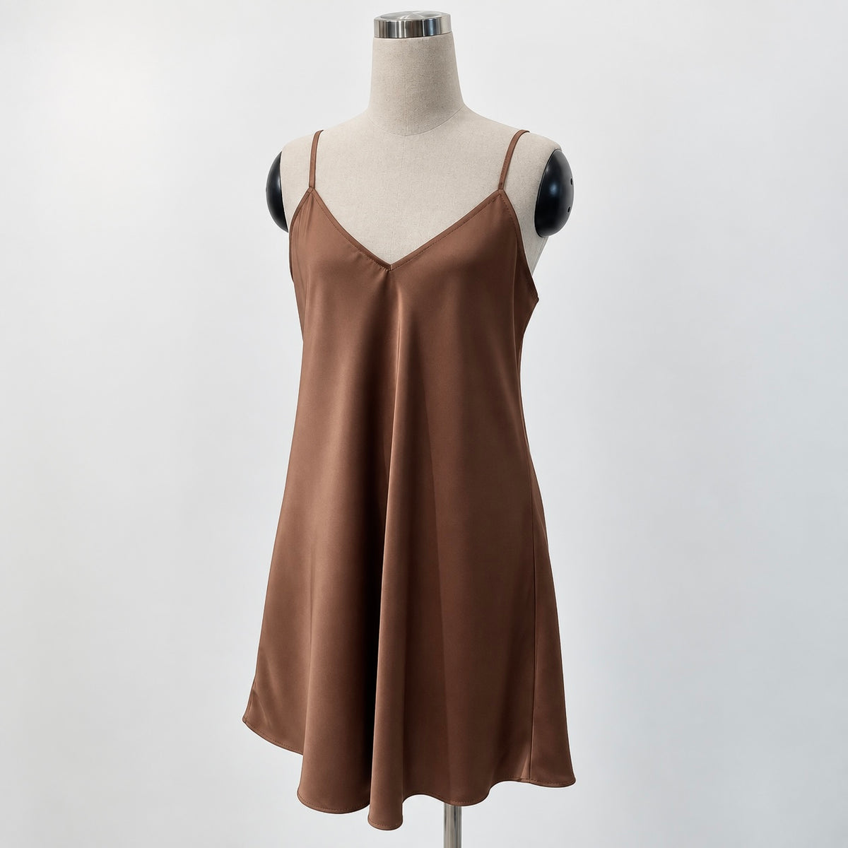 JOINOX Satin Slip Dress silky Sleepwear Under slip or Petticoat Holiday Gift For Her And Mom