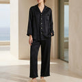 Cotton Pajama Set Long Sleeve Ruffle Women's Loungewear Gift for Her or Mom JULI PJ
