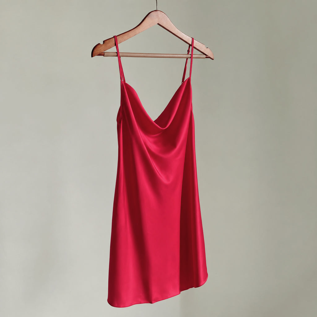 Caila Satin Robe & Slip Dress, Women's Sleepwear, Gift For Her