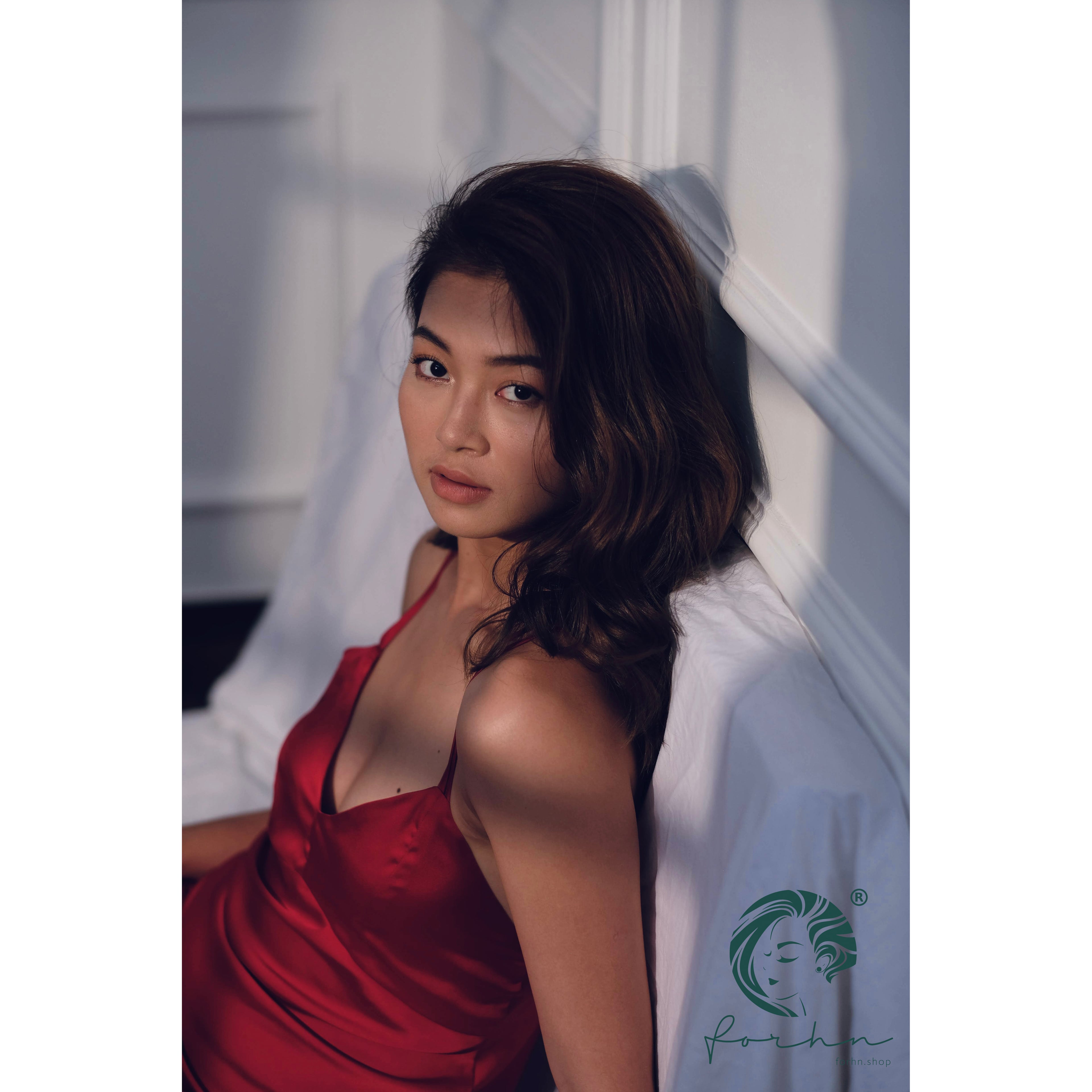 Satin Backless Slip Dress Sexy Sleepwear & Nightwear For Women Kevacup2