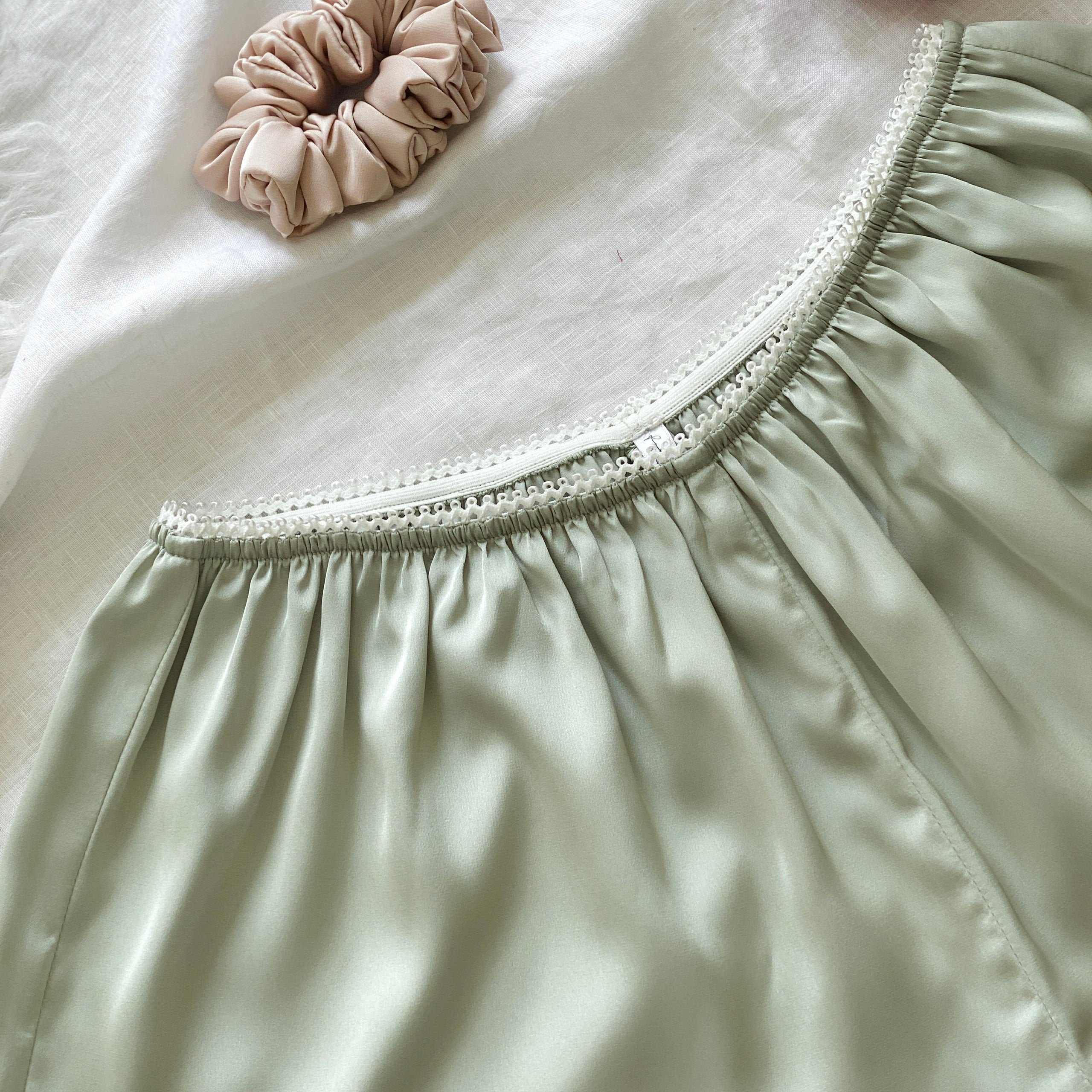 Silky Satin Pajama Set, Wide Strap Cami Shorts, Bridesmaid Gift, Bridal Loungewear KRIS