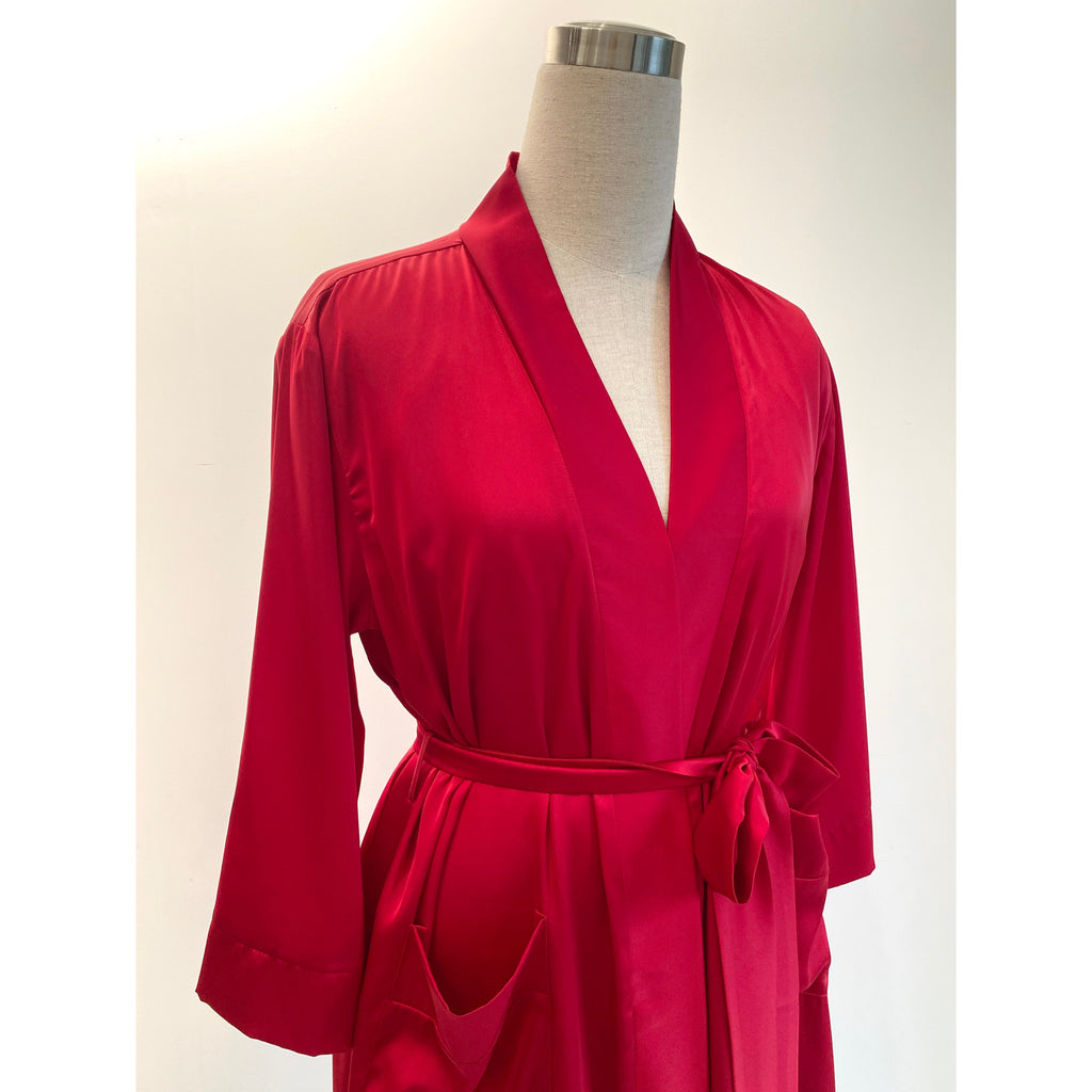 Silky Robe Getting Ready Dress Bridal Party Loungewear Satin Kimono