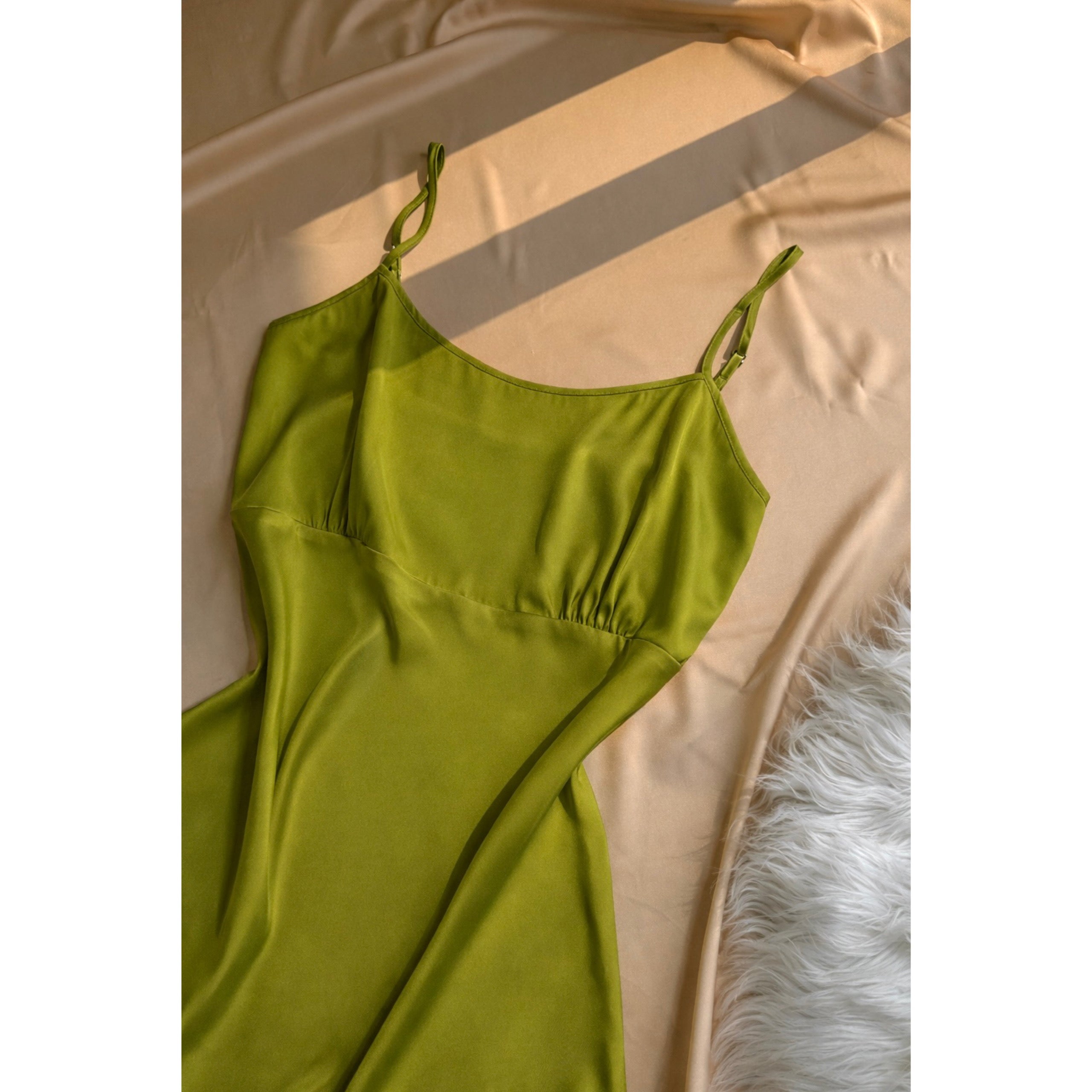 Satin Slip Dress Silky Cami Nightgown Gift For Her JESSIE