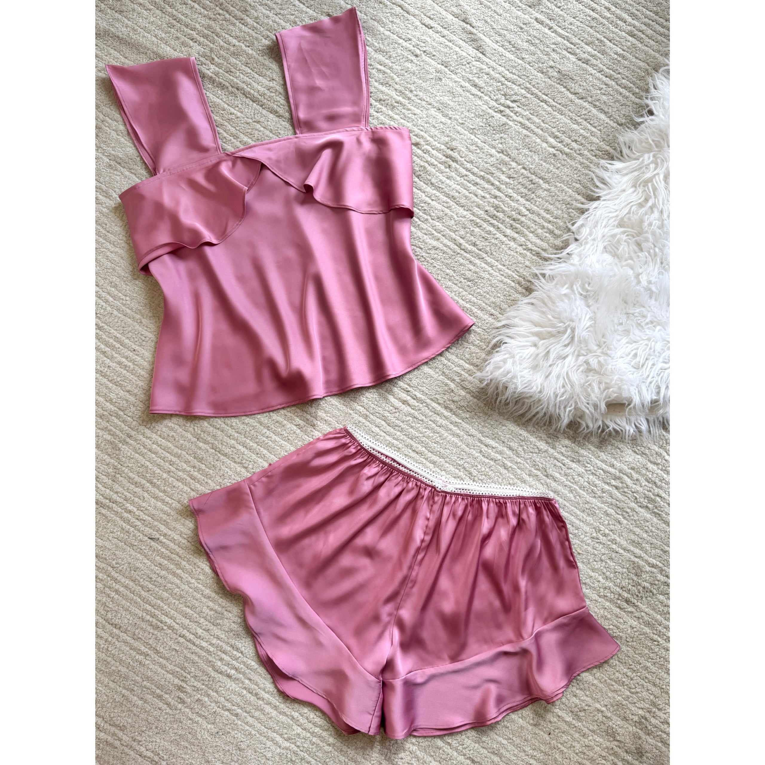 Dark-Mint Satin Pajama Set, Bridesmaid Gift, Women Loungewear KRIS