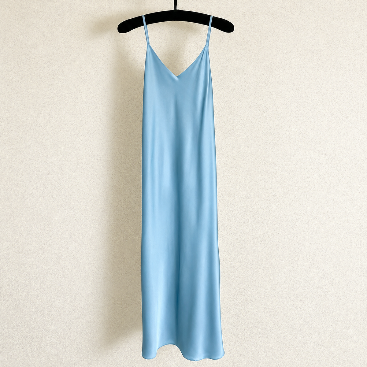 Melanie Silky Satin Maxi Slip Dress, Women Summer Cami Dress, Bridesmaid Outfit