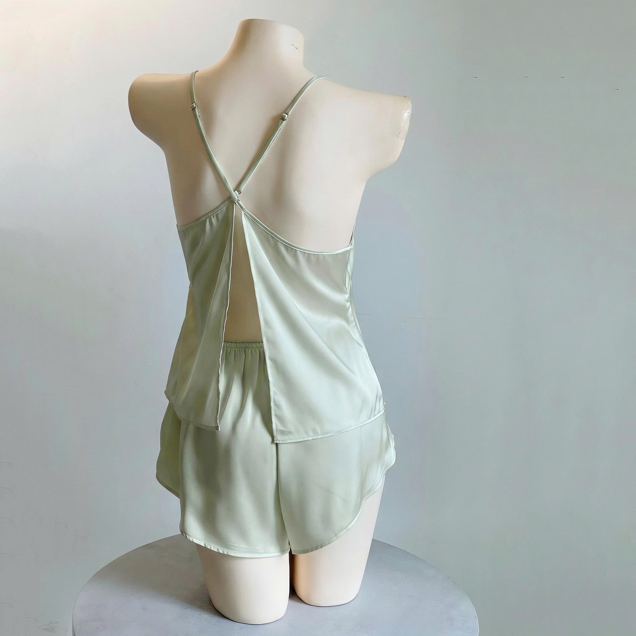 Satin Camisole Set – Sexy Sleepwear, Romantic Gift For Her - LayLaLi