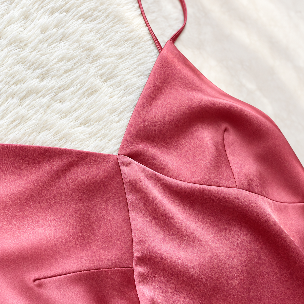 Heavy Weight Satin Maxi Slip Dress | Silky Resort & Party Dress | Pandora
