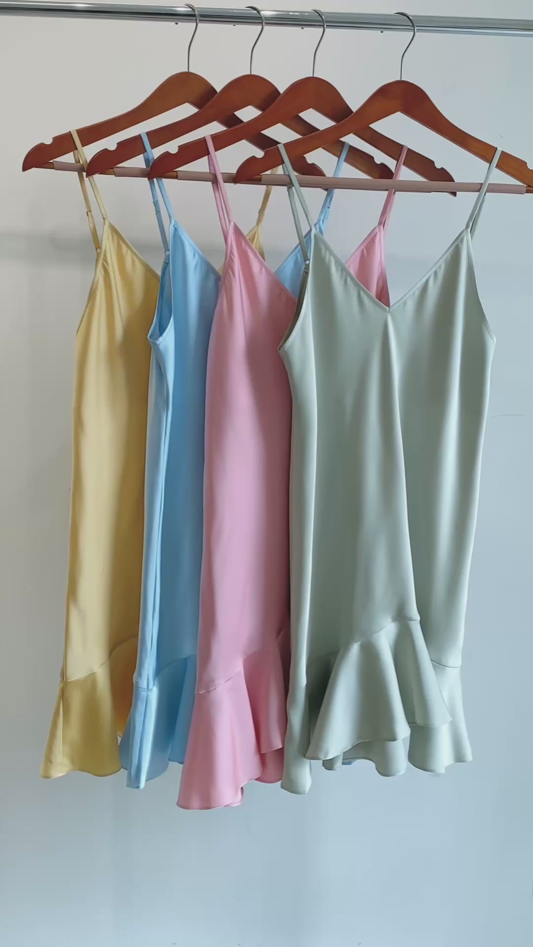 Ami Satin Fishtail Dress, Bridal Nightgown & Elegant Sleepwear