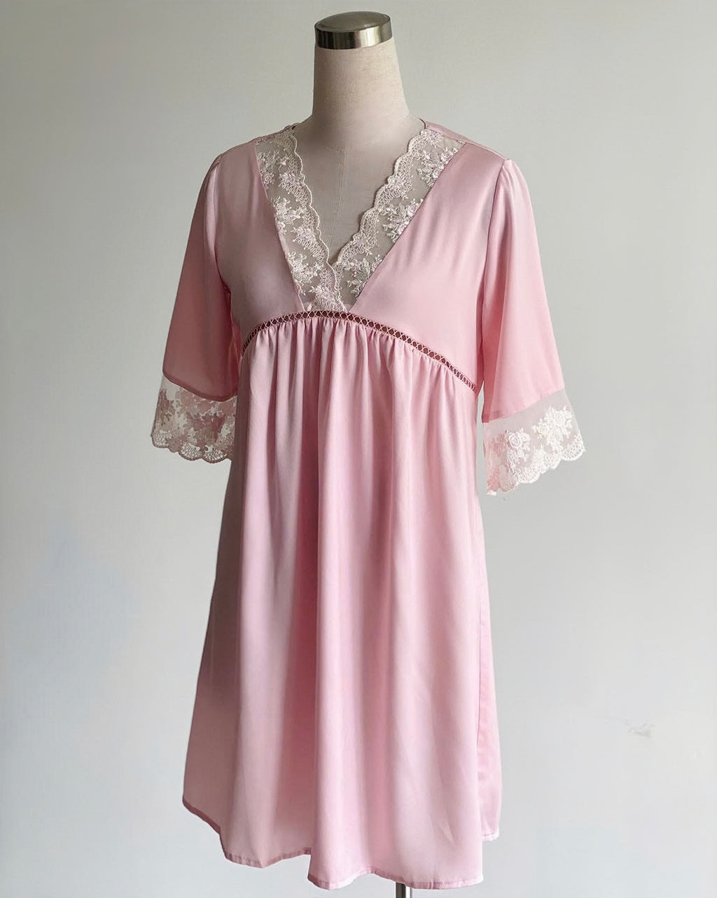 Mila Satin Lace Slip Dress, Women’s Slip Dress, Romantic Nightdress
