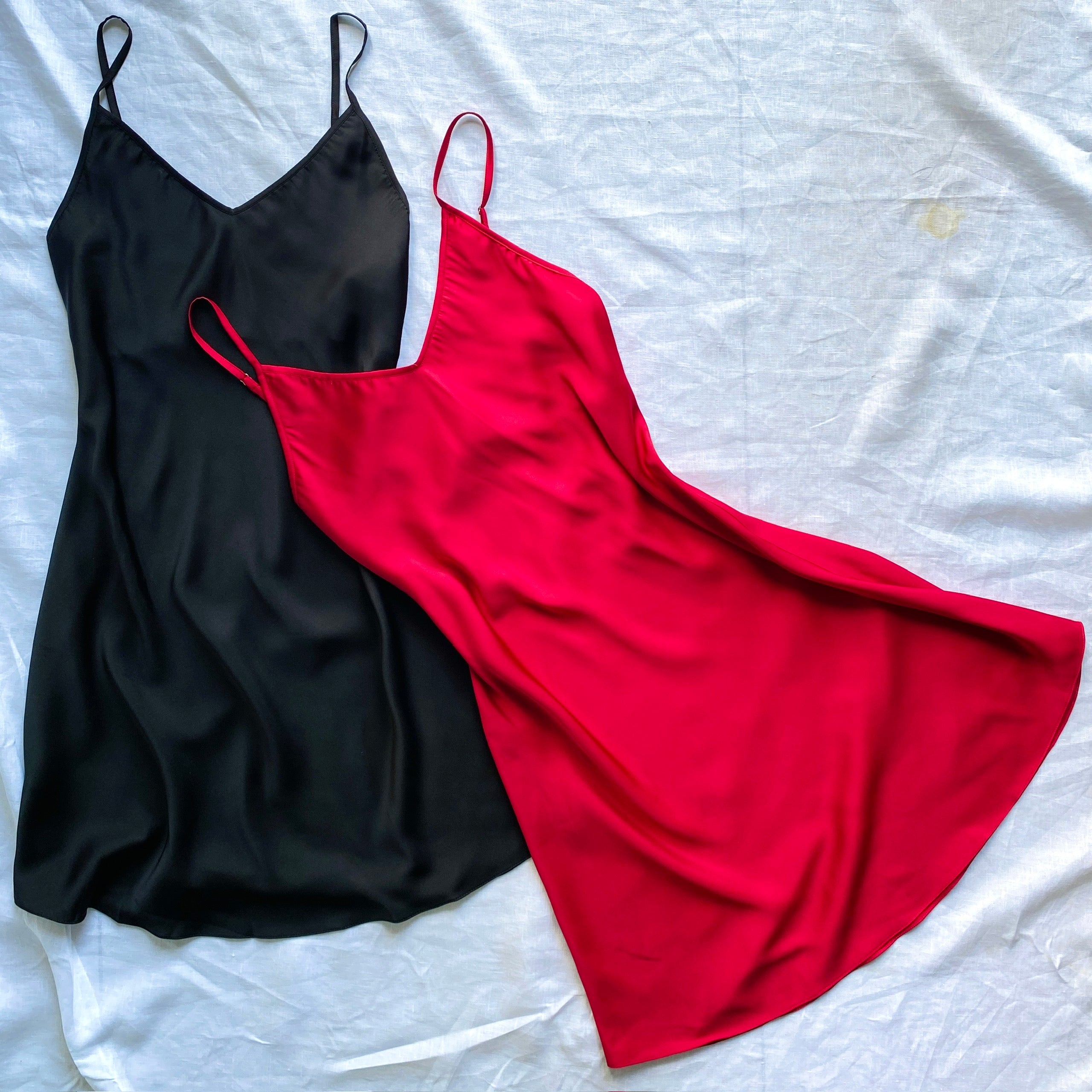 Joinox Satin Slip Dress silky Sleepwear Under slip or Petticoat