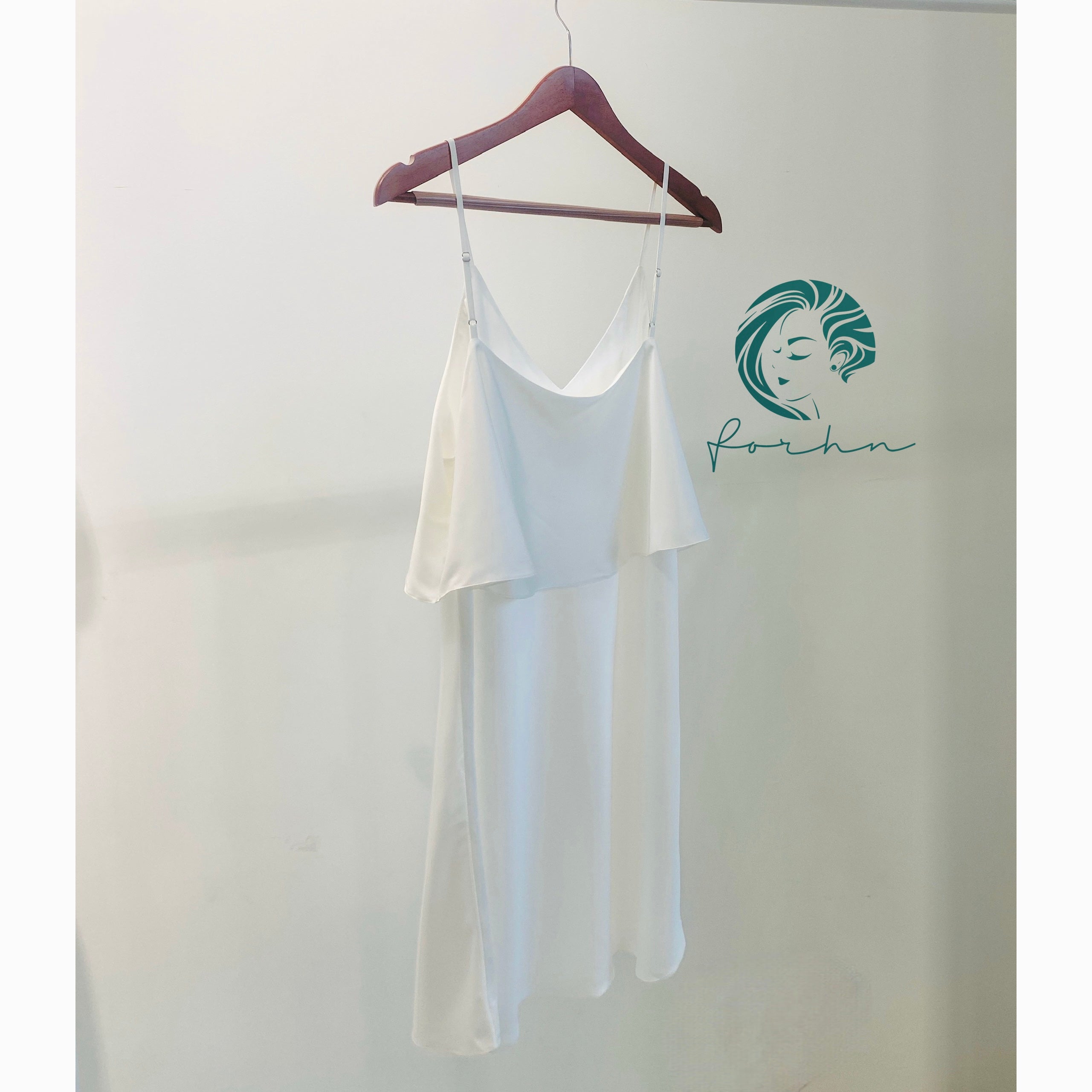 Satin Slip Dress Bia Cut Cami Nightgown Elegant Sleepwear Romantic Gift CARA