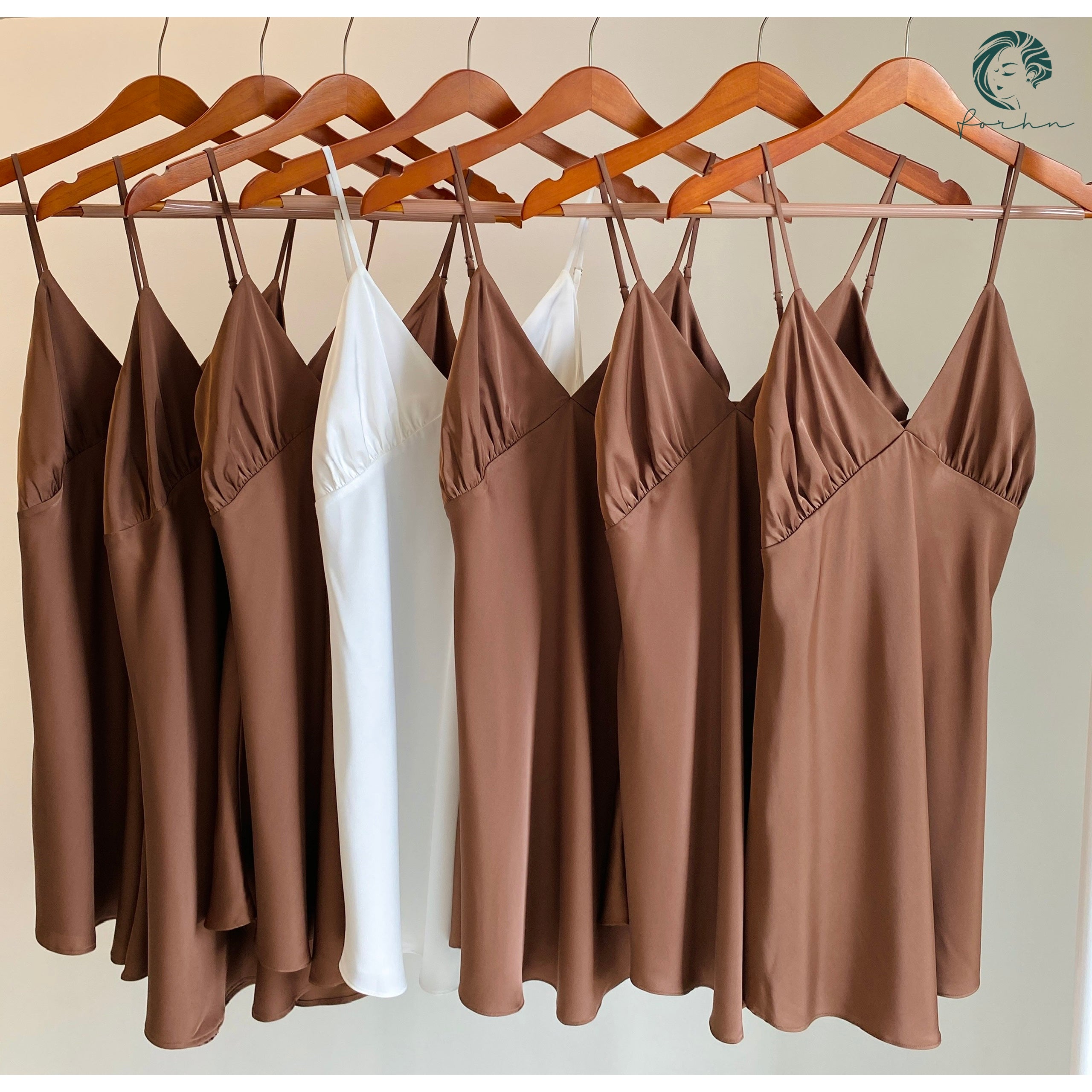 Satin Slip Dress Bridal Nightgown Getting Ready Dress Bridesmaid Gift Kevacup1