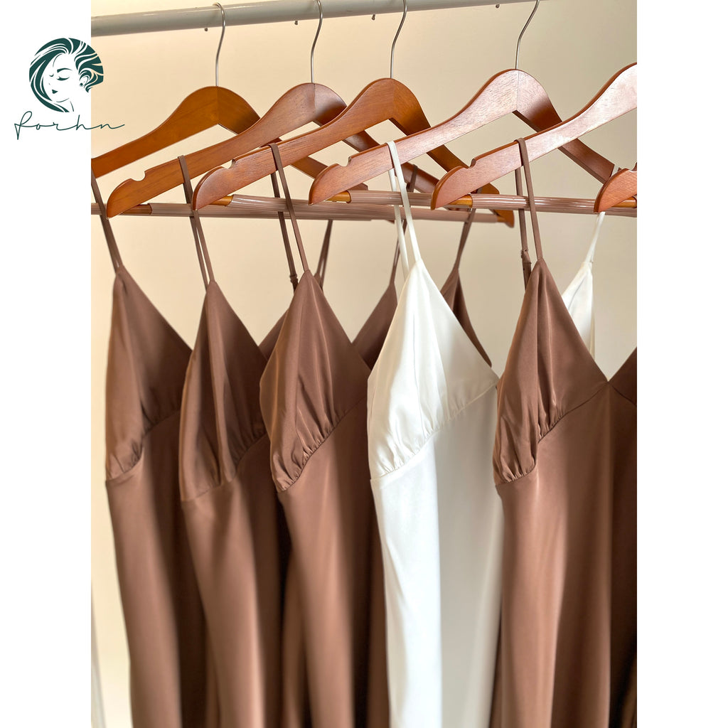 Satin Slip Dress Bridal Nightgown Getting Ready Dress Bridesmaid Gift Kevacup1