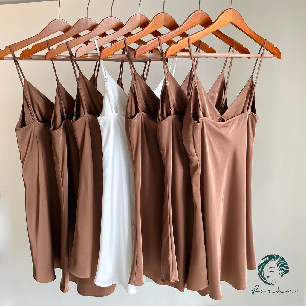 Satin Slip Dress Bridal Nightgown Getting Ready Dress Bridesmaid Gift Kevacup1