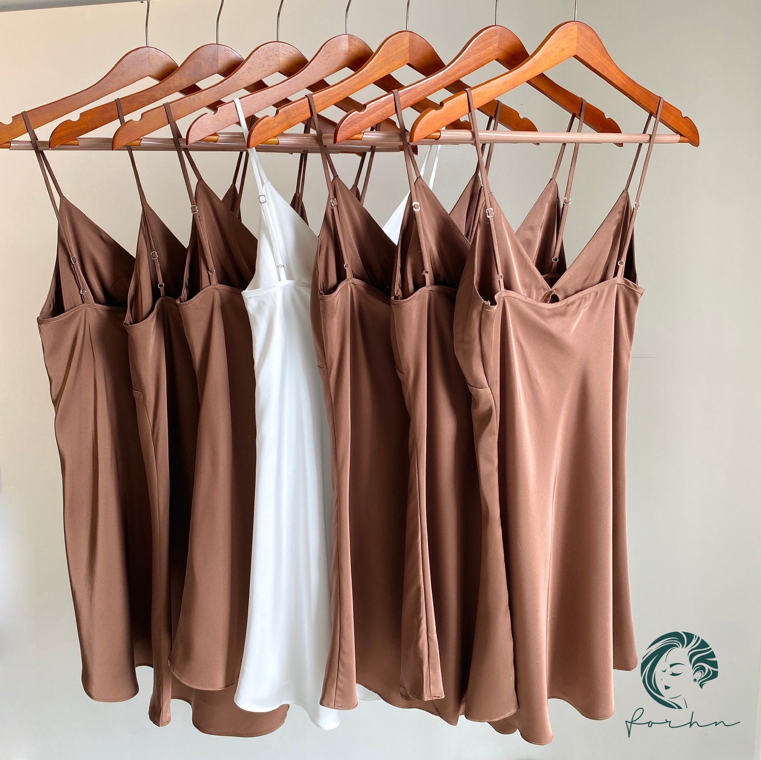 Satin Slip Dress Bridal Nightgown Getting Ready Dress Bridesmaid Gift Kevacup1