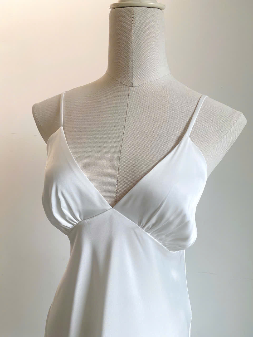 Satin Slip Dress Bridal Nightgown Getting Ready Dress Bridesmaid Gift Kevacup1