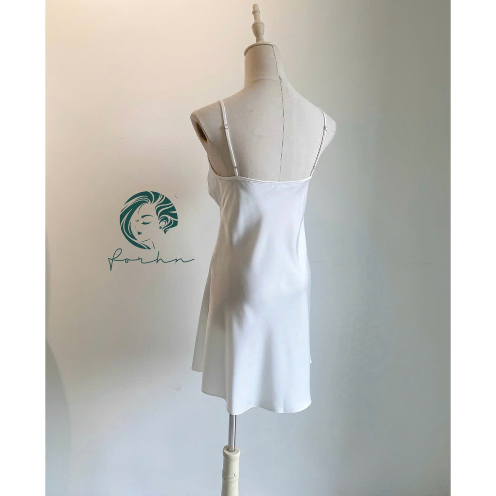 Satin Slip Dress Bridal Nightgown Getting Ready Dress Bridesmaid Gift Kevacup1