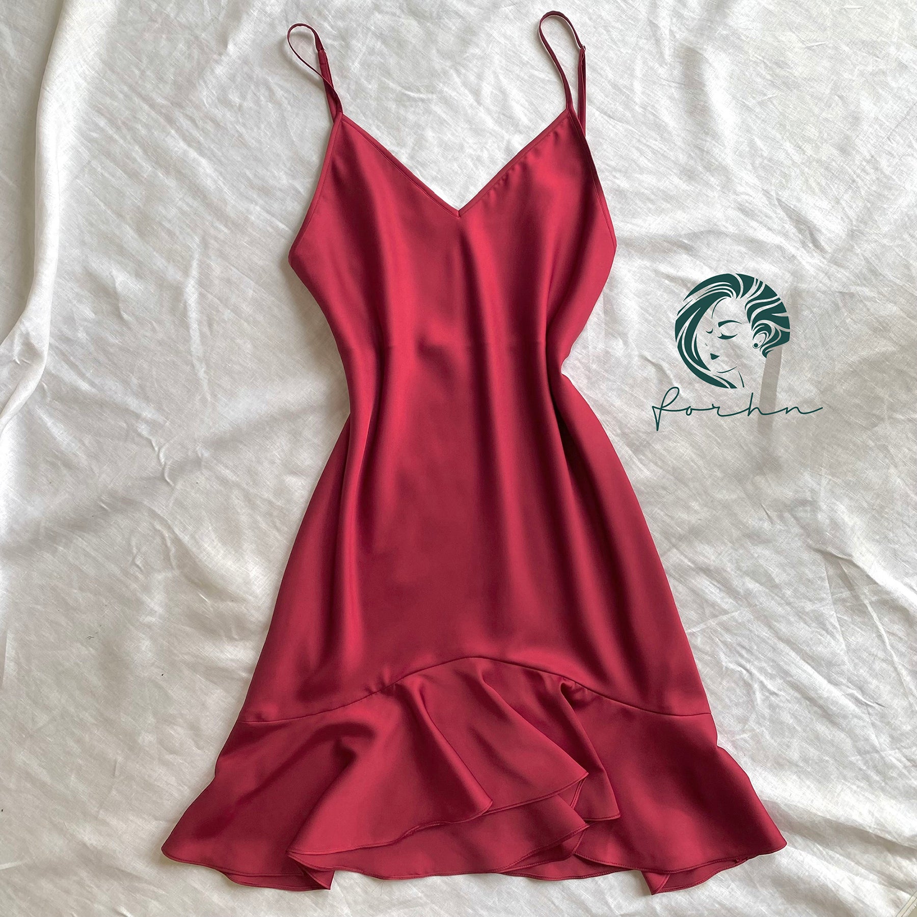 Ami Satin Fishtail Dress, Bridal Nightgown & Elegant Sleepwear