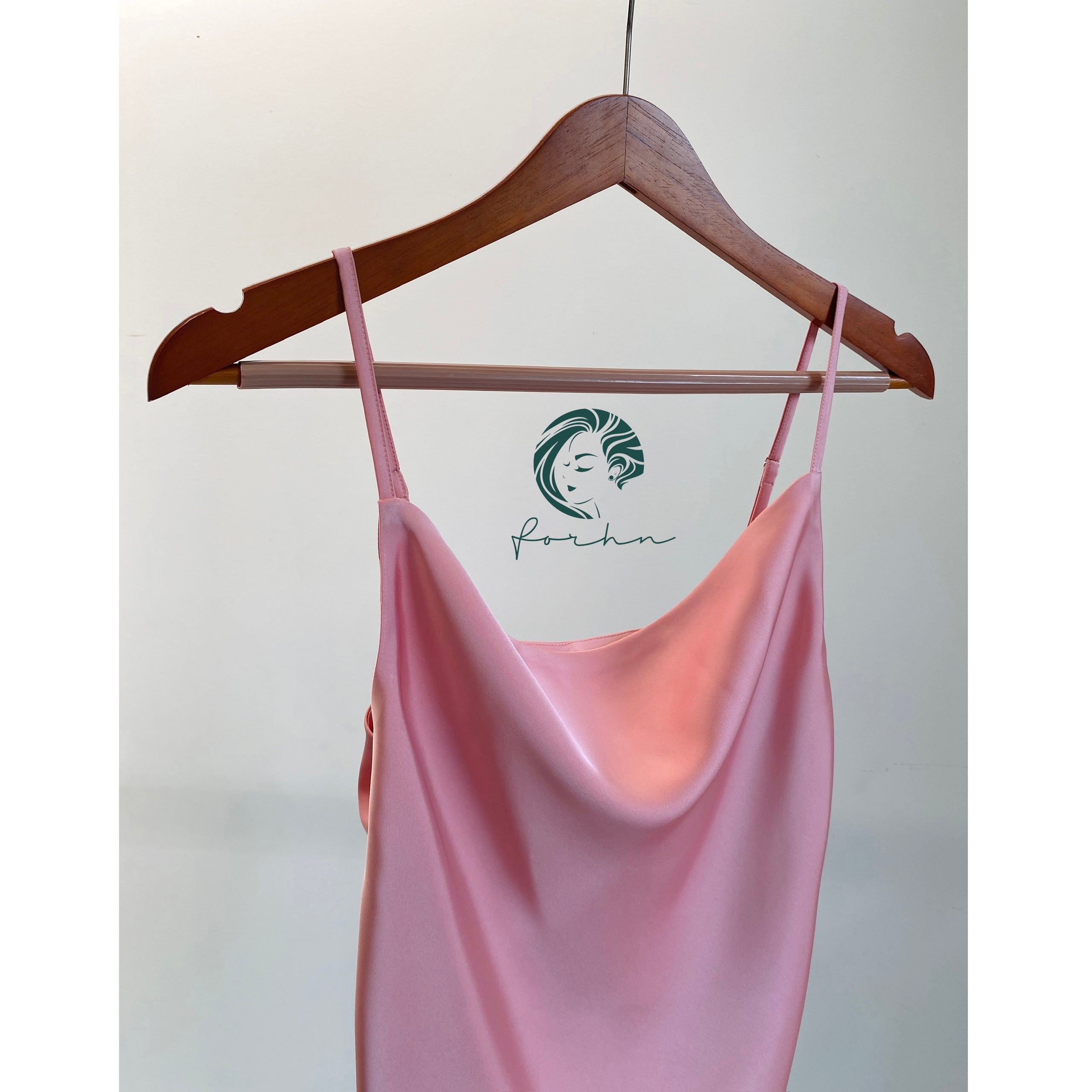Rosie Sset, Satin Cowl Neck Camisole Set, Women’s Loungewear