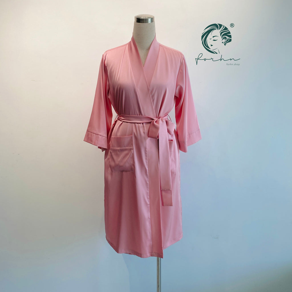 Silky Robe Getting Ready Dress Bridal Party Loungewear Satin Kimono