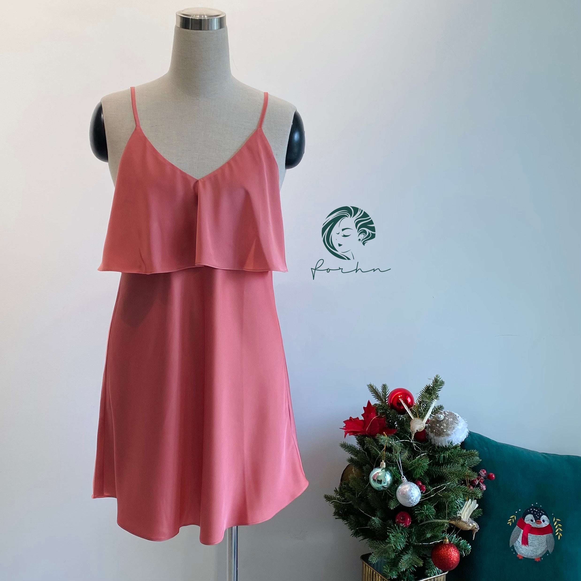 Cara Satin Slip Dress Bridesmaid Gift& Elegant Sleepwear
