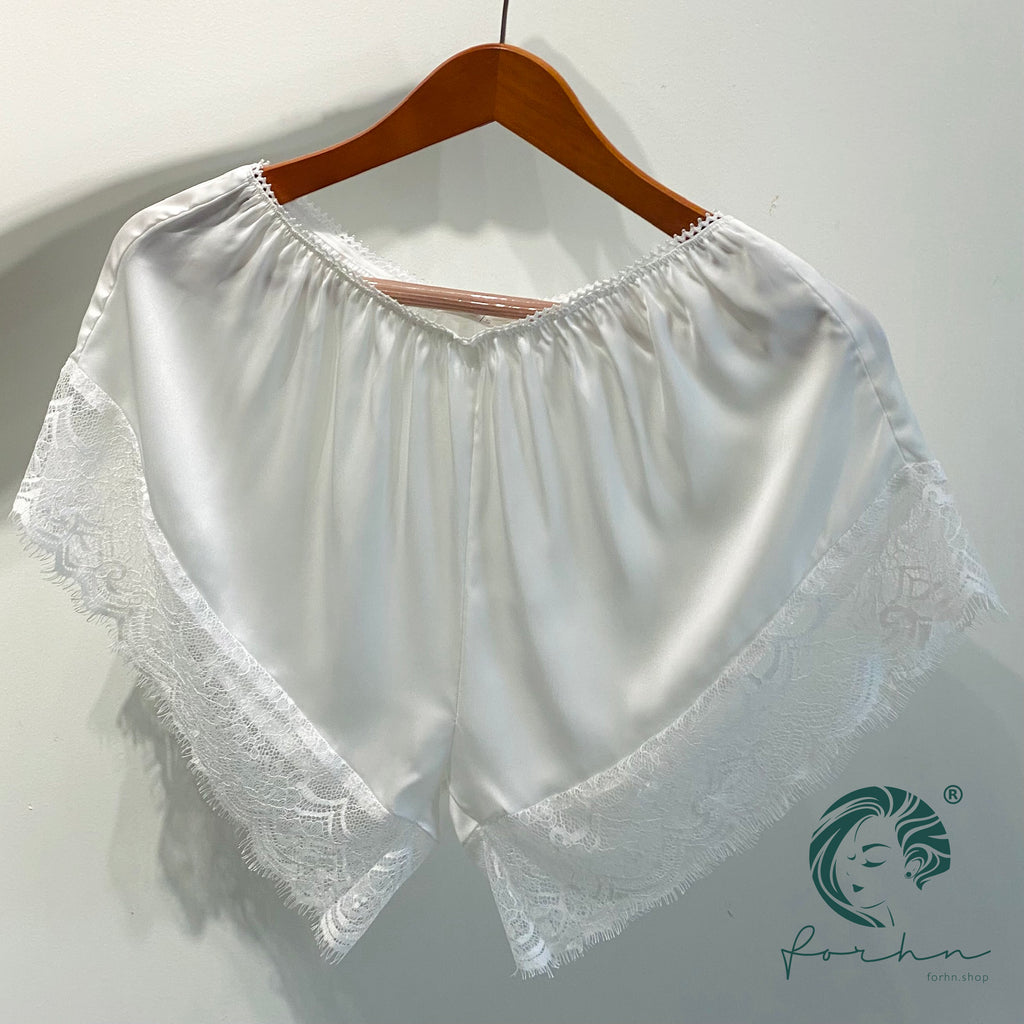 Satin Cami Set Women Bridal Sleepwear Cute Loungewear Pajama KRISTAL