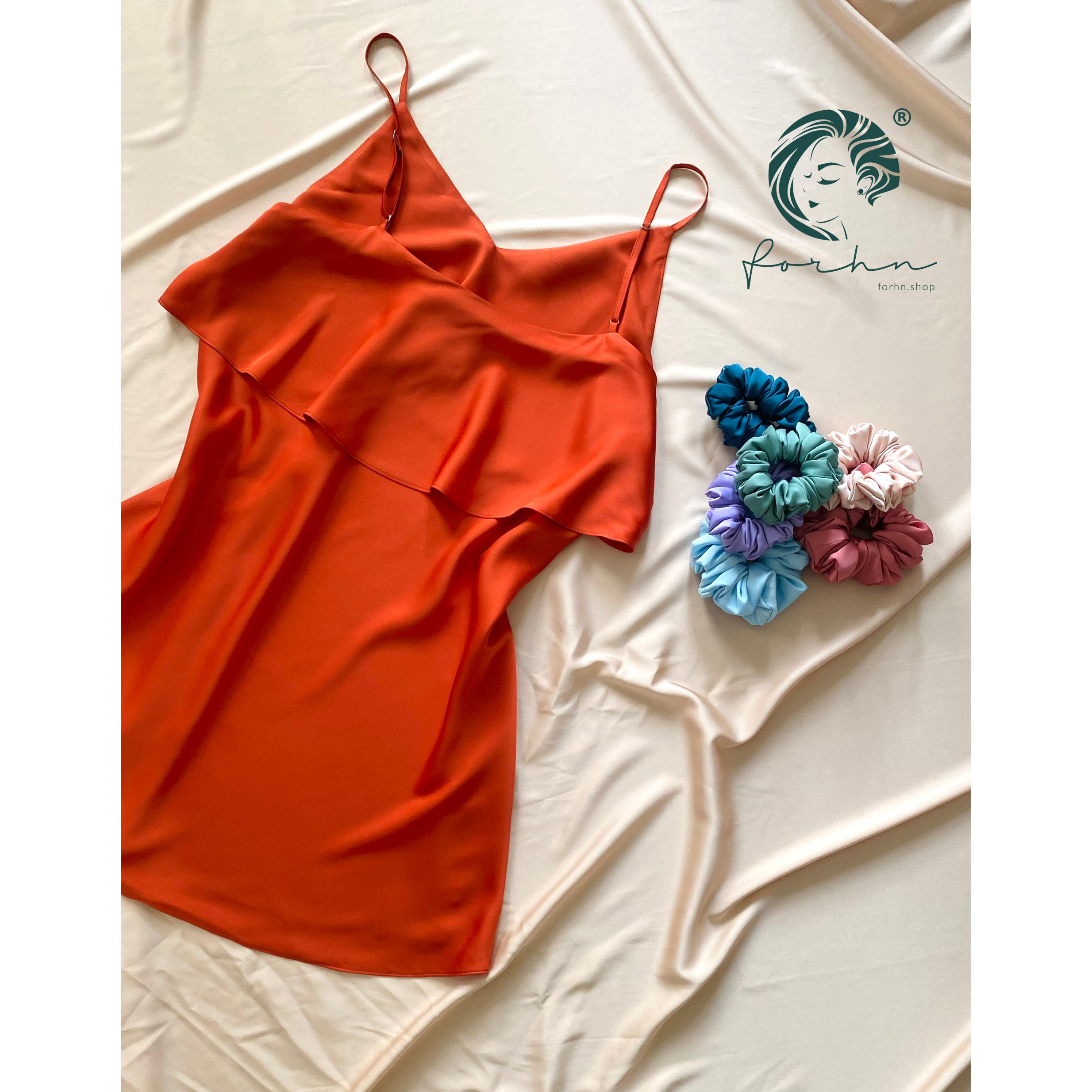 Satin Slip Dress Bia Cut Cami Nightgown Elegant Sleepwear Romantic Gift CARA