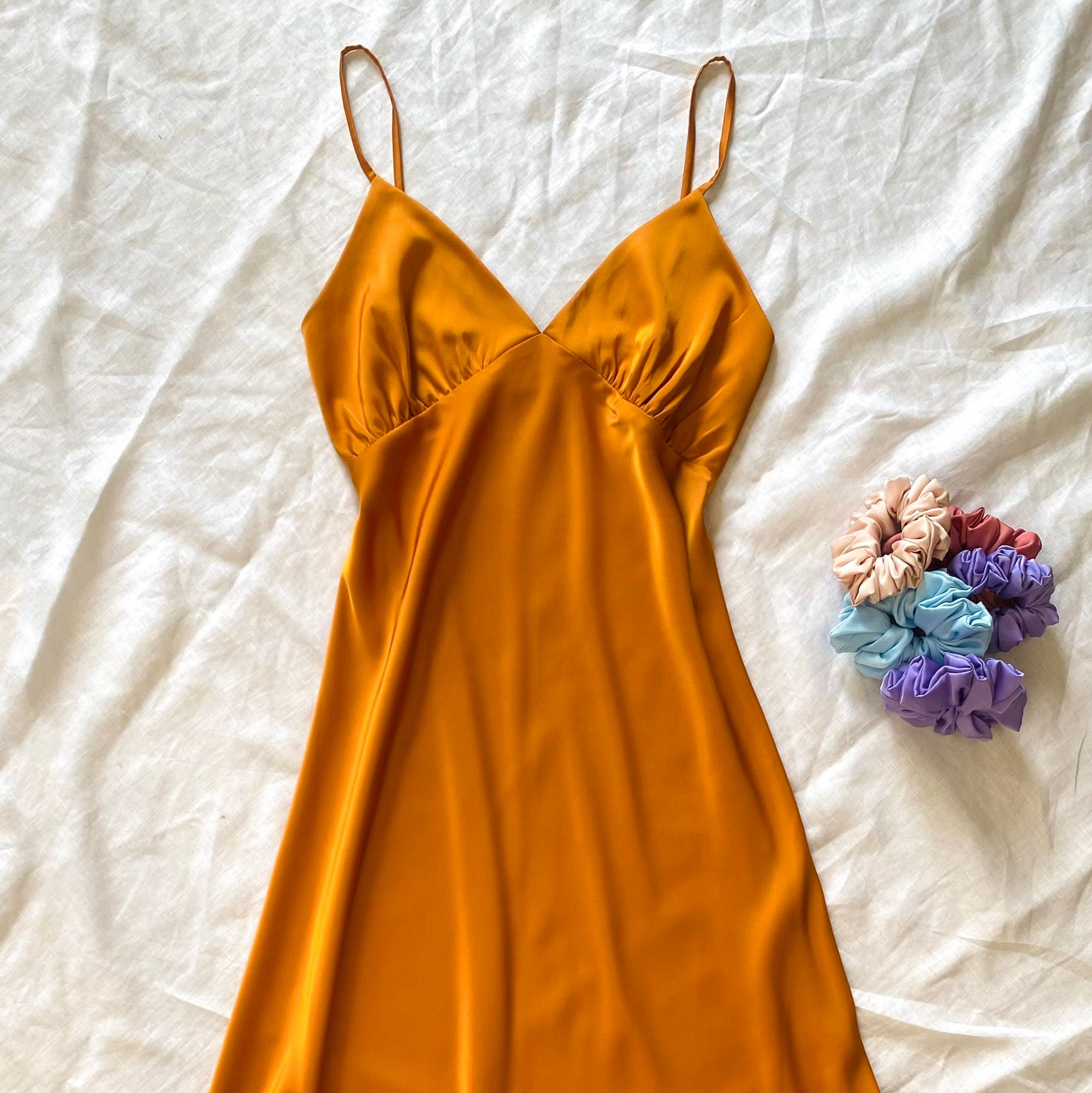 Selina Maxi Dress, Silky Summer Dress, Long Slip Dress, Gift For Bride & Bridesmaid