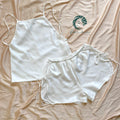 Mia Satin Lounge Set | Backless Cami & Shorts