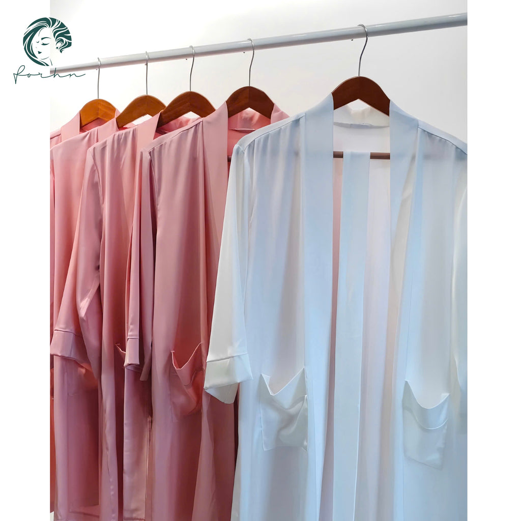 Cami Nightgown Bridal Party Bridesmaid Gift Women's Sleepwear Satin Robe