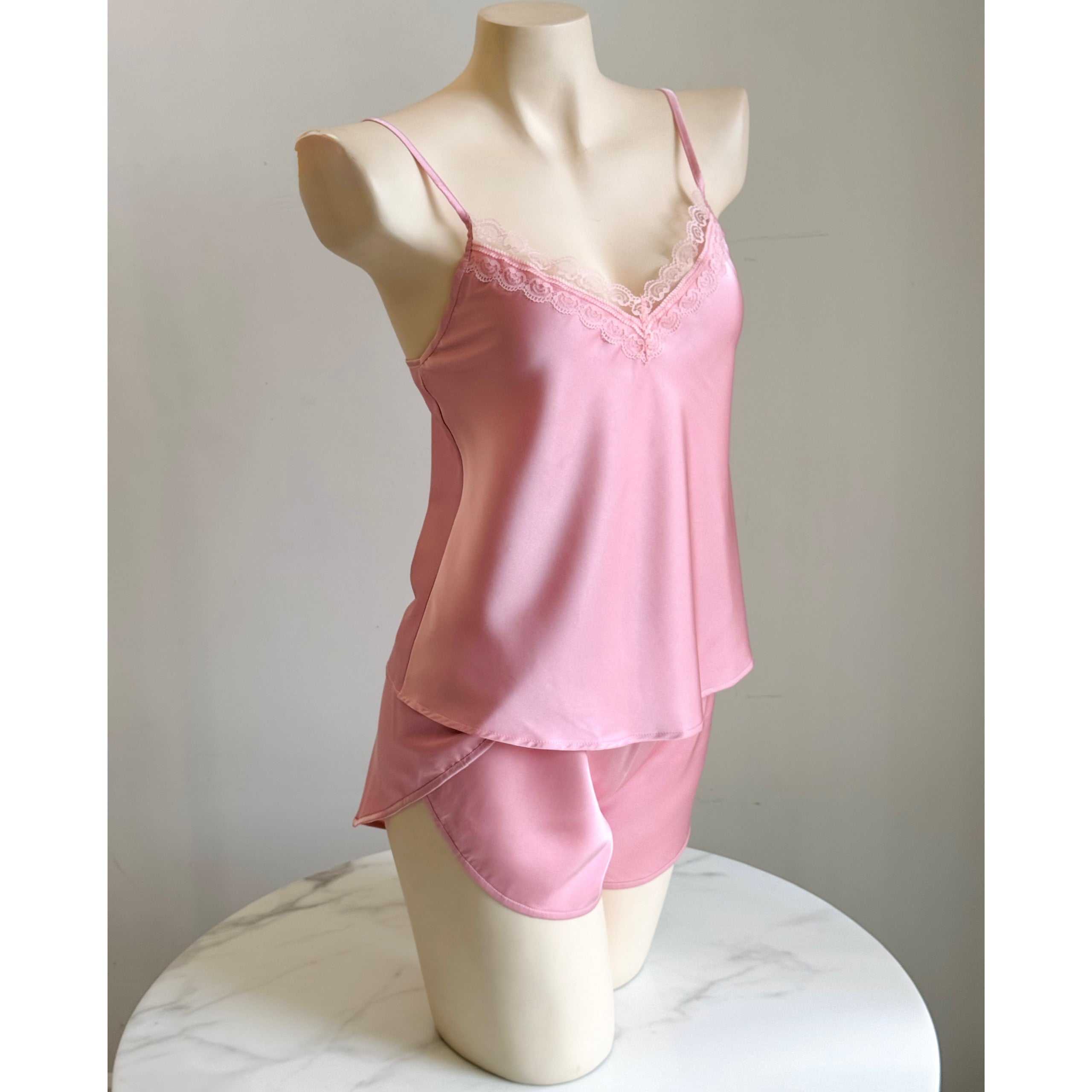 Satin Lace Pajama Set, Bridal Sleepwear, Bridesmaid Loungewear, Timren set