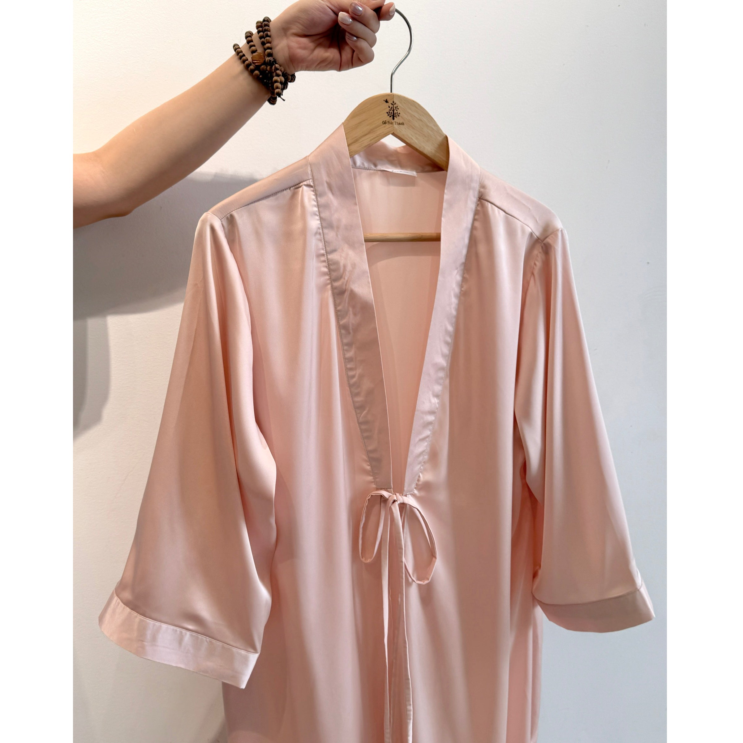 Satin Wrap Robe Women's Silky Sleepwear Satin Slip Dress Gift For Her ROBEJOINOX