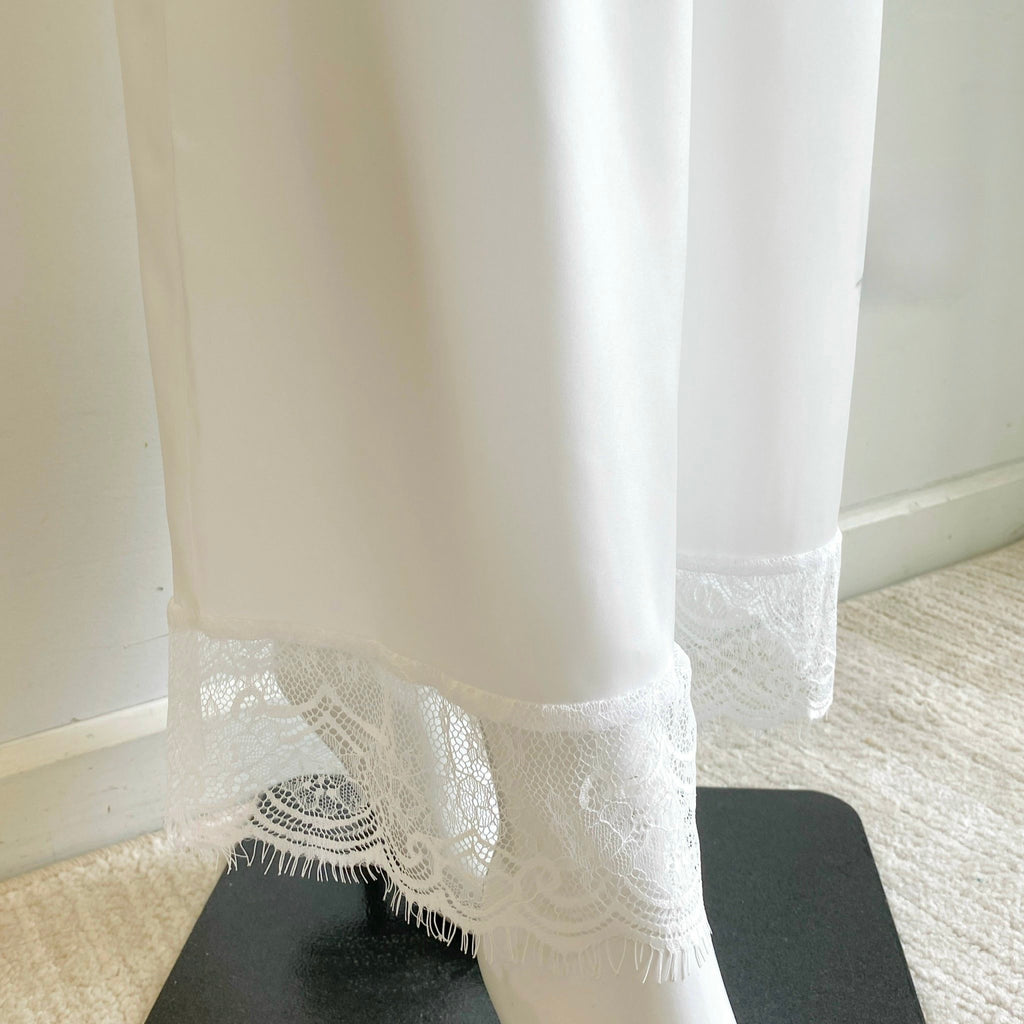 Eira LSet Satin Lace Cami and Long Pants Pajama Set | Silky Sleepwear | Bridal Loungewear | Bridesmaid Gift