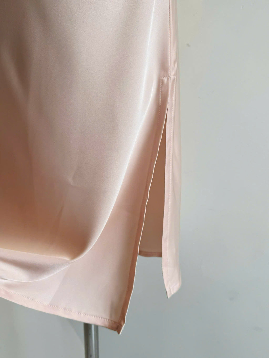 Satin Midi Slip Dress Cowl Neck, Midi Slip Dress for Women, DrDo3